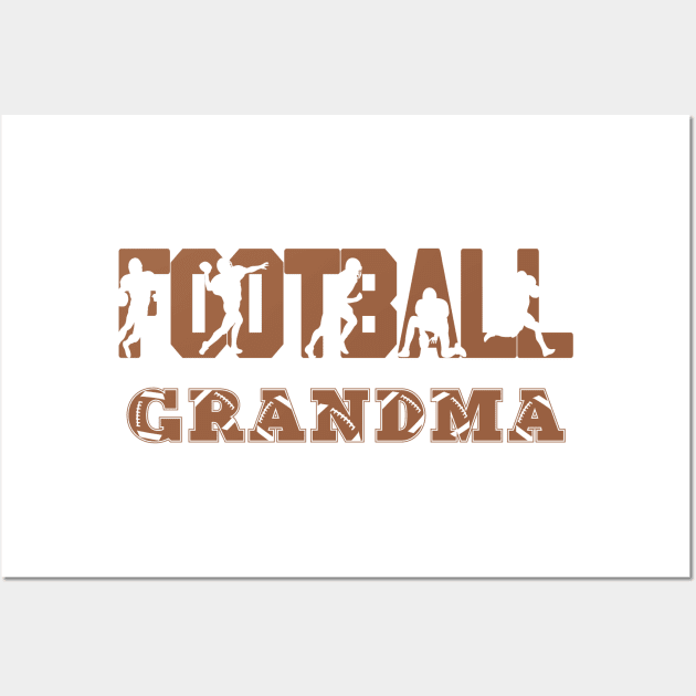 Football Grandma Wall Art by maro_00